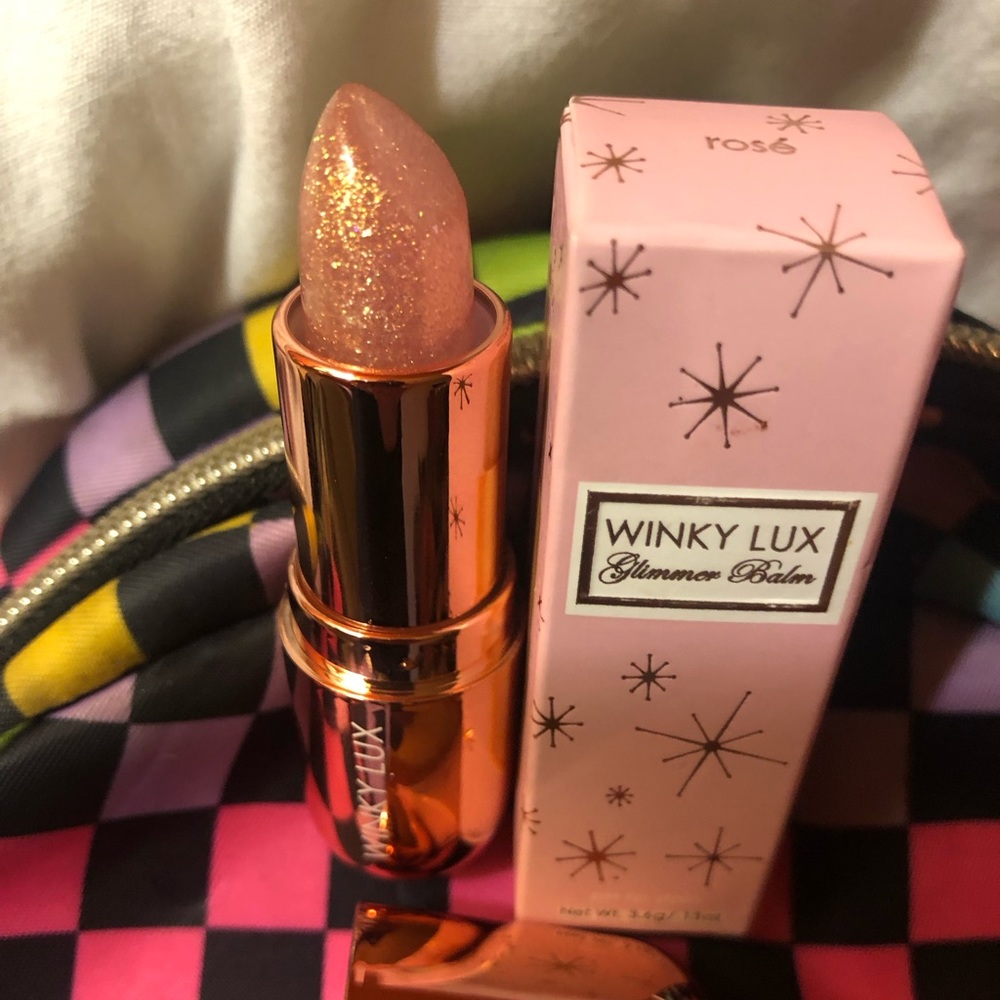 Winky Lux “Rose” Glitter Lip Balm